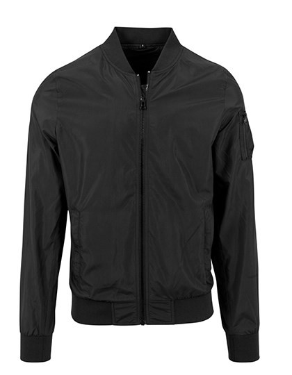 Build Your Brand - Nylon Bomber Jacket