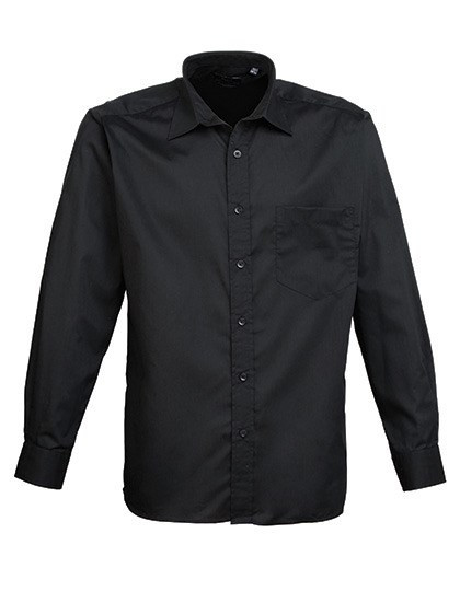 Premier Workwear - Men´s Poplin Long Sleeve Shirt