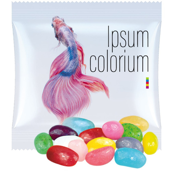 Jelly Beans sauer-Mix, ca. 10g, Mini-Tüte