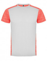 White 01, Heather Fluor Coral 244