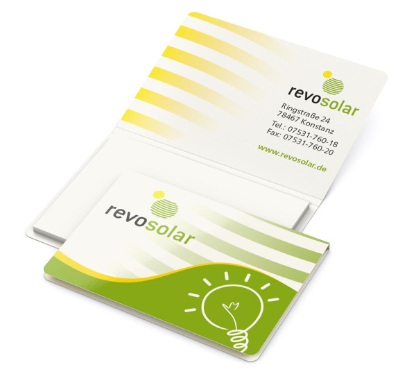 Haftnotiz Memo-Card White Recycling