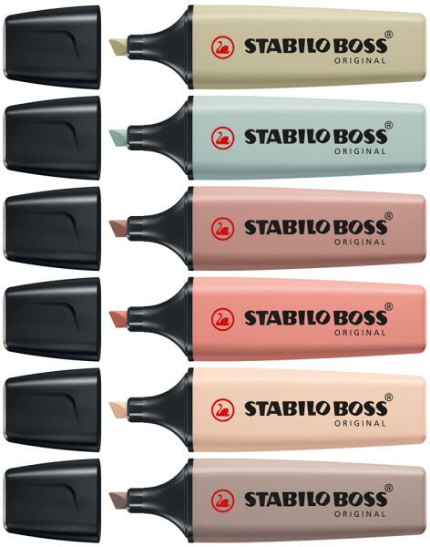 STABILO BOSS ORIGINAL NatureCOLORS Leuchtmarkierer