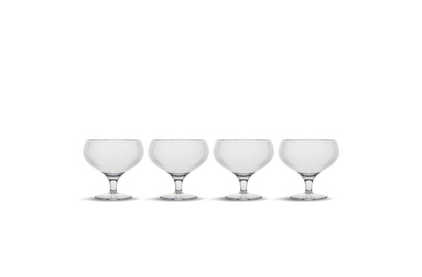 Billi Coupe Glas, 4er-Set aus rPET