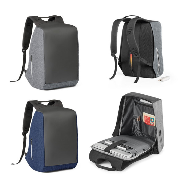 AVEIRO. Laptop-Rucksack 15.6'' aus 900D mit Anti-Diebstahl-System