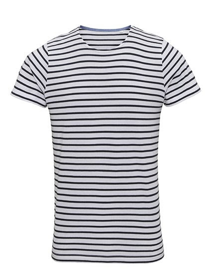 Asquith & Fox - Men´s Marinière Coastal Short Sleeve Tee