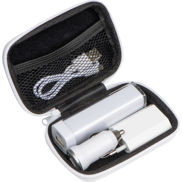 Travel Set Powerbank, EU-Stecker und USB Ladegerät