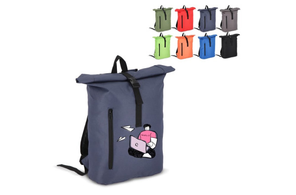 R-PET 600D Rolltop-Rucksack 20L