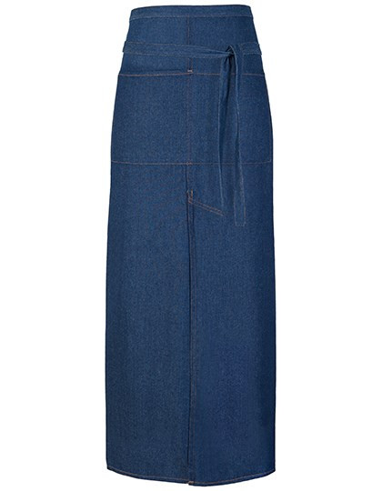 Link Kitchen Wear - Jeans Bistro Apron With Split