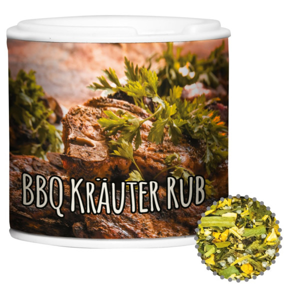 Gewürzmischung BBQ Kräuter Rub, ca. 20g, Gewürzpappstreuer