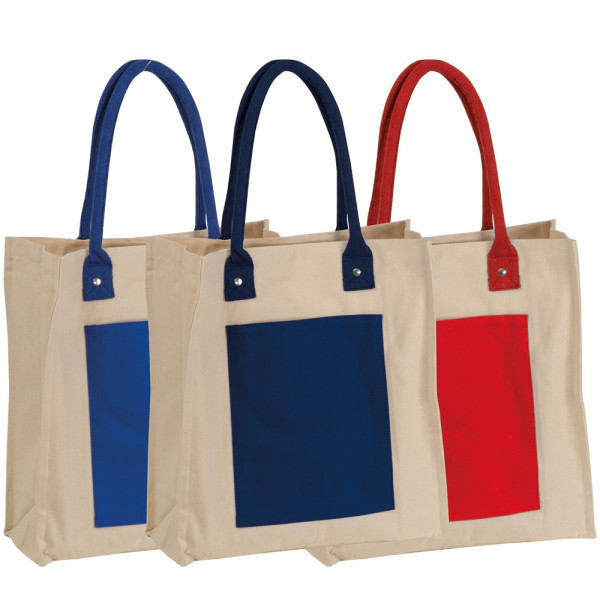 Canvas Shopper mit langen Henkeln