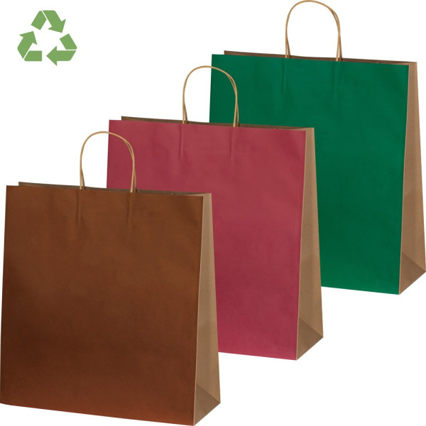 Recycelte Papiertasche groß