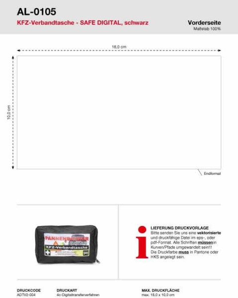 Kfz-Verbandtasche Safe Digital