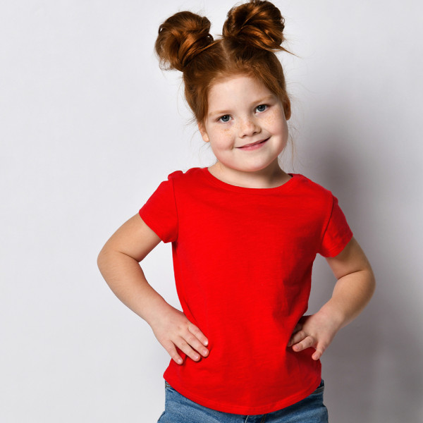 Kinder Farbe T-Shirt Hecom